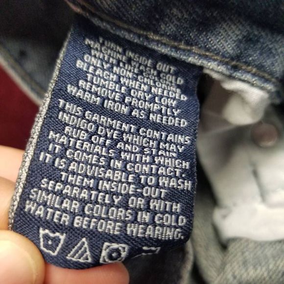 Premium One Touch Brand Mens Jean Shorts Blue Whiskered Pockets Flat Front 34 - Picture 10 of 11